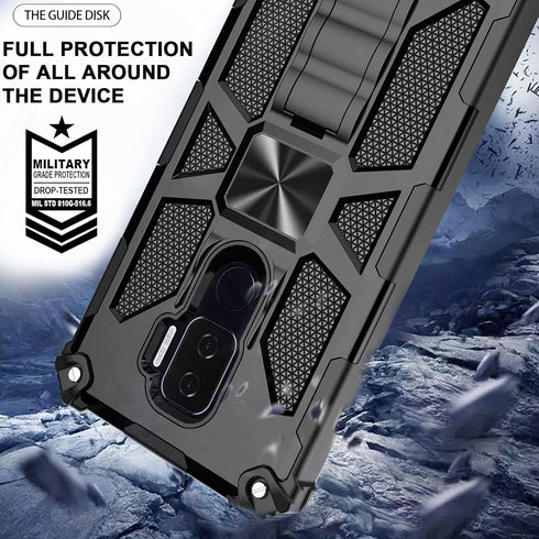 Ailiber for AT&T Maestro Plus (V350U) Case, Cricket Influence Case with Screen Protector, for Magnetic Car Mount, Kickstand Holder, Rugged Militar...