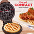 DASH Mini Maker for Individual Waffles, Hash Browns, Keto Chaffles with Easy to Clean, Non-Stick Surfaces, 4 Inch, Orange Leopard...
