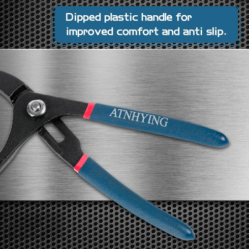 8" Oil Filter Pliers, Adjustable Small Oil Filter Wrench for 2 Inch to 3-3/4 Inch, Universal Oil Filter Removal Tool No Slipping for Engine Filter...