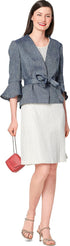 Burda Style Misses' Lined Jacket, Code 6100 Sewing Pattern Kit, Sizes 8-18, Multicolor...