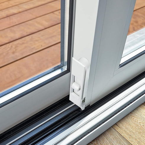 Tilt Latch Pairs White Plastic Construction Snap-In Latch Pairs Spring Loaded Sliding Window Tilt Latch for Home Window Accessories (12 Pieces)...