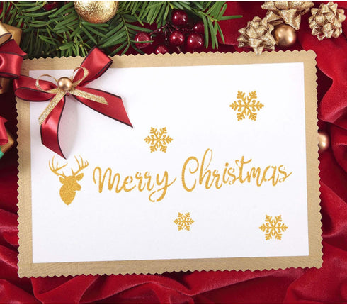 3 Pieces Plastic Painting Stencils Inspirational Word Stencils 8 x 11 Inch Reusable Stencils Template for Painting on Wood, Fabric, Paper, Wall DI...