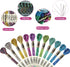 WILLBOND 24 Pcs Metallic Embroidery Floss Cotton Stitch Embroidery Thread Skein Threads Glitter Embroidery Thread Cross Stitch Thread for Friendsh...