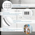 Refrigerator Lock, Heavy Duty Fridge Lock, Combination Lock for Refrigerator Cabinets, Child Safety Drawers, Lock, Take Care of Your Family, Easy ...