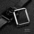 Compatible with Apple Watch Case 44mm 40mm, Super Thin PC Plated Bumper Protector Shiny Cover Lightweight Slim Shell Shockproof Frame Accessories ...