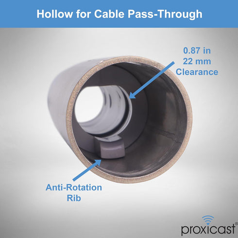 Proxicast Starlink Antenna Adapter for J-Max Antenna Mounts - Stainless Steel Coupler for V2 Rectangular Motorized Starlink Satellite Dish Antenna...