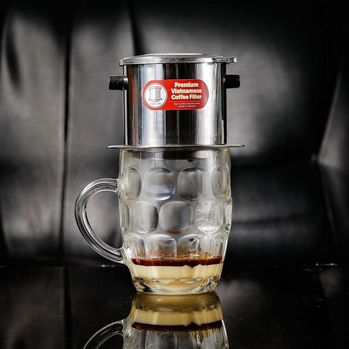 Vietnamese Dripper Coffee Machine Filter. Suitable for Trung Nguyen Coffee- Gravity Insert, Extra large (15 oz)...