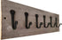 Claimed Corner - Cast Iron Wall Mounted Coat Towel Hat Scarf Bag Hook - 5 Pack (Multi Purpose (Black))...