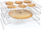 Fox Run 4698 Stackable Cooling Rack Set, Chrome, 3-Piece...
