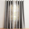 Exclusive Home Loha Linen Grommet Top Curtain Panel Pair, 54"x84", Black Pearl...