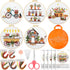 Kigley 5 Sets Embroidery Starter Kit for Adults Plant Lover Gifts for Women Beginners Flower Embroidery Shop Pattern for Kids Cross Stitch Set Nee...