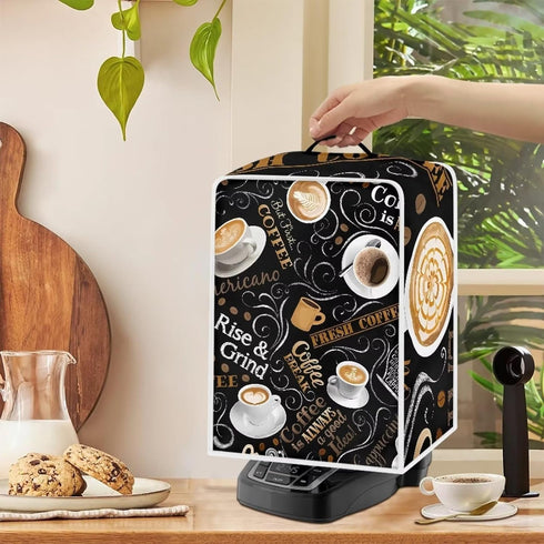 Delicious Coffee Coffee Maker Cover Mixers Small Kitchen Machine Cover Blender Dust Cover Kitchen Stand Mixer Cover Small Appliance Covers...