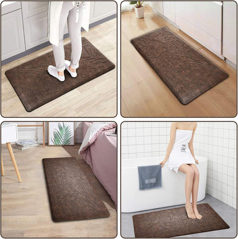 KMAT Kitchen Mat Cushioned Anti-Fatigue Floor Mat Waterproof Non-Slip Standing Mat Ergonomic Comfort Floor Mat Rug for Home,Office,Sink,Laundry,De...