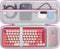Canboc Hard Carrying Case for Logitech POP Keys Mechanical Wireless Keyboard and POP Wireless Mouse, Mesh Pocket fits Cables, USB Receiver, Spare ...