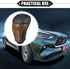 Automatic Gear Shift Knob Compatible for Toyota Highlander 2014-2019, Durable Faux Leather Plastic Black Yellow Undrilled Mahogany Pattern...