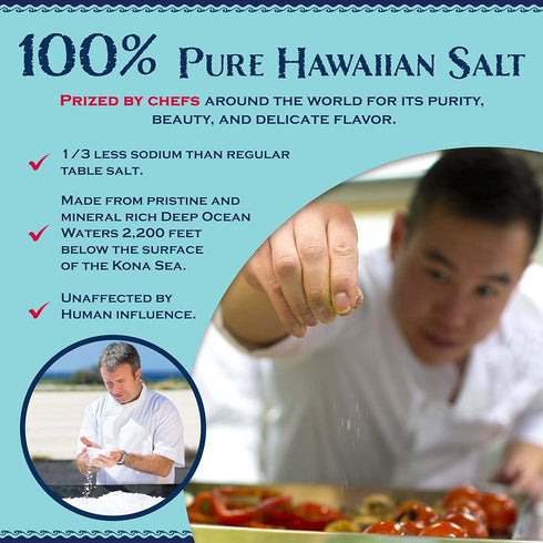Sea Salts of Hawaii Molokai Kiawe Mesquite Smoked Hawaiian Sea Salt, 4 Ounce Bottle - Made in Hawaii...