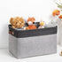 DULLEMELO Fabric Storage Basket for Shelves/Closets, Collapsible Rectangle Basket for Organizing Clothes, Toys, Towels, Books, Laundry, Nursery, D...