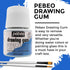 Pebeo Drawing Gum Made in France - Masking Fluid for Watercolor Painting and Various Art Projects - Bundled with Moshify Applicator Brush Set...