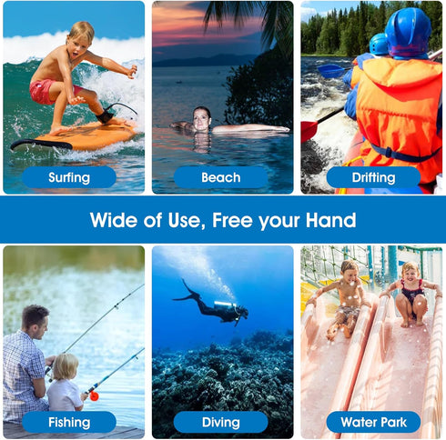 2 Pack Phone Waterproof Case, Waterproof Pouch for Swimming, Phone Protector Waterproof Bag, Water Proof Bags for Vacation Beach Pool Kayak Cruise...