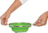 HIC Kitchen Collapsible Colander, Silicone and 18/8 Stainless Steel, 1.5-Quart...