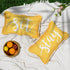 Outdoor Pillow Covers 12 x 20 Inch, Waterproof Yellow Lumbar Throw Pillows for Patio Porch Furniture Couch, Yellow Decorative Cushion Cover, Sprin...