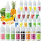 Food Flavoring Oil, 24 Liquid Lip Gloss Flavoring Oil - Concentrated Candy Flavors for Lip Balm, Baking, Cooking, Soap and Slime Making - Water & ...