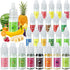 Food Flavoring Oil, 24 Liquid Lip Gloss Flavoring Oil - Concentrated Candy Flavors for Lip Balm, Baking, Cooking, Soap and Slime Making - Water & ...
