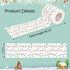 49.2 Ft Christmas Light Bulletin Board Border Roll, Self-Adhesive Christmas Bulletin Board Border Trim for Christmas Winter Party School Classroom...