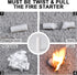 Fire Starters for Campfires, Camping Emergency, Survival, Fire Pits, Grills, Fireplace with 5+ Minute Burn 35 Counts...