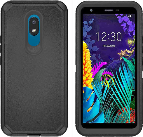 Asuwish Phone Case for LG Aristo 4/Astro 4+ Plus/Tribute Royal X320/Escape Plus/Journey LTE L322DL/K30 2019/Arena 2/X2/Prime 2 with Screen Protect...