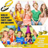 48 Pieces Cute Bee Keychain Bee Rubber Bracelets Bee Birthday Party Favors Honey Bee Silicone Wristband Bee Party Decorations for Birthday Supplie...