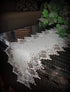Lace 65" Table Runner Dresser Scarf Neutral Earth Tones Mantel Shelf European Lace...