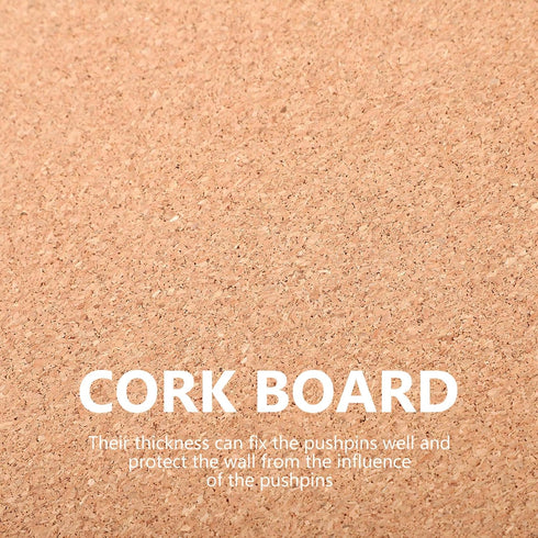 NUOBESTY Cork Board 30x40cm Dual Sided Bulletin Board Wall-Mounted Presentation Message Notice Pin Board Hanging Memo Board for Office Home S-choo...