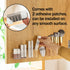 MORNITE Bathroom Medicine Cabinet Organizer Set, Small Shelves Holder Compartments for Lipstick, Facial Mask, 2 Pcs Trays for Cabinet Wall, Vanity...