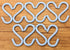 Mini Skater 2.5" Small Plastic S Shaped Hooks, Multifunctional Portable S Shape Hanging for Plants, Kitchen, Bathroom, Clothes (10Pcs) (Blue)...