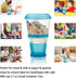 INOGIH Cereal On the Go Cups Breakfast-Portable Drink-Cup Cereal To-Go Container-Cup with Spoon (Blue)...