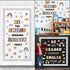 Classroom Bulletin Board Decoration Set Welcome Banner Wall Door Boho Hippie Groovy Classroom Decorations for Kindergarten Preschool Elementary Mi...