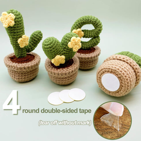 Lily's Lyric Crochet & Craft Kit | Cactus LOVE| Step-by-Step Video Tutorial for Adults Teenagers | Craft Gift Idea DIY Home Decoration......