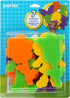 Perler 22645 Fuse Bead Pegboards 7-Pack-Boy/Girl/Bear/Monkey/Butterfly/2 Flowers...