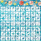 Augshy Stencils for Painting, 56 Pack Sea Ocean Creatures Stencils Sea Animal DIY Pattern Stencils for Painting on Wall Floor Decor DIY Rock Paint...