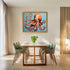 Posterizer 1 pcs- Beautiful orange Octopus with a light blue background-Art for Animal Lovers- Gift for Men Women Teens-decor for Bedroom, Office...