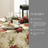 Elrene Home Fashions Festive Poinsettia Holiday Wrinkle Resistant Fabric Tablecloth, Multi, 60"x120" Rectangle...