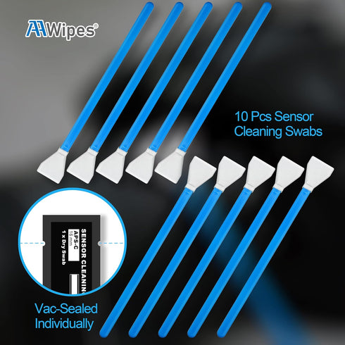 Sensor Cleaning Swabs for APS-C Sensors of DDR DSLR or SLR Camera (10 Packs of 16 mm Sensor Cleaning Swabs) (HCS-16-10)...