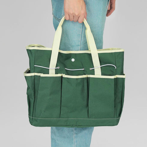 Garden Tool Bag 14" x 6.7" x 12" Large Oxford Waterproof with Pockets Garden Tote Bag Gardening Plant Tool Organizer Storage Carrier Store for Out...