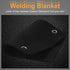 Oudain 4 Pcs 12" x 9" High Temperature Carbon Felt Flame Resistant Welding Blanket Soldering Fire Blanket Brazing Fireproof Mat Protective Fabric ...