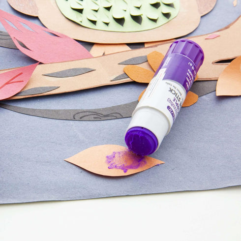 BAZIC 21g / 0.7 Oz. Large Washable Purple Glue Stick, Pack of 2 (2022)...