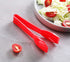New Star Foodservice 35605 Utility Tong, High Heat Plastic, Straight Edge, 6 Inch, Set of 12, Red...