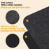 Heat Resistant Mats for Air Fryer Coffee Maker Kitchen Countertop, 4 Pcs 16 x 12 In Non-slip Silicone Appliance Slider for COSORI Ninja Foodi Air ...