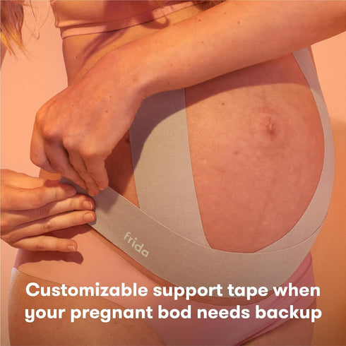 Frida Mom Kinesiology Tape for Pregnancy Belly Support, Pain Relief Pregnancy Tape, Pregnancy Must Haves, 18ft Roll...