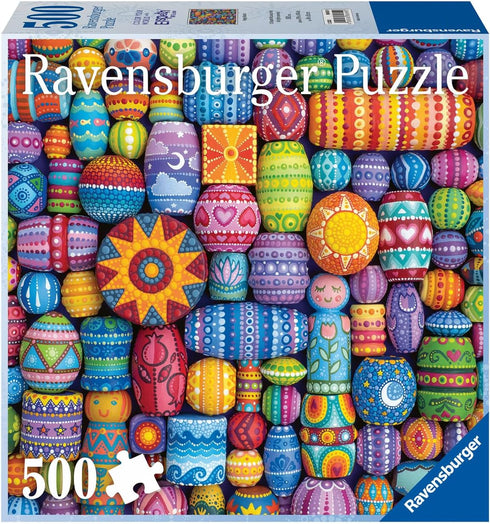 Ravensburger Color Your World Series: Happy Beads 500 Piece Jigsaw Puzzle for Adults - 80695 - Handcrafted Tooling, Made in Germany, Every Piece F...